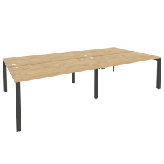 Рабочая станция на П-образном м/к Рива ONIX O.MP-D.RS-4.4.8 Тиквуд Светлый/Антрацит