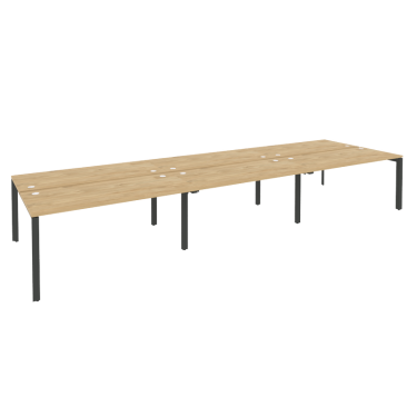 Рабочая станция на П-образном м/к Рива ONIX O.MP-D.RS-6.4.7 Тиквуд Светлый/Антрацит