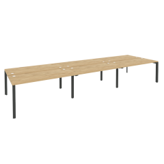 Рабочая станция на П-образном м/к Рива ONIX O.MP-D.RS-6.4.7 Тиквуд Светлый/Антрацит