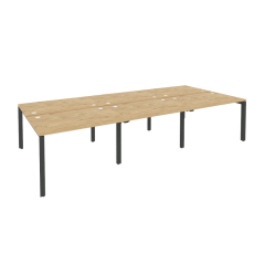 Рабочая станция на П-образном м/к Рива ONIX O.MP-D.RS-6.2.8 Тиквуд Светлый/Антрацит