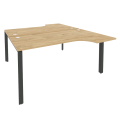 Рабочая станция на П-образном м/к Рива ONIX O.MP-D.SA-1 Тиквуд Светлый/Антрацит