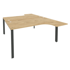 Рабочая станция на П-образном м/к Рива ONIX O.MP-D.SA-4 Тиквуд Светлый/Антрацит