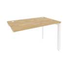 Стол-приставка на П-образном м/к к опорным элементам Рива ONIX O.MP-SPR-2.7 Тиквуд Светлый/Белый