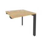 Стол-приставка на П-образном м/к к опорным элементам Рива ONIX O.MP-SPR-0.8 Тиквуд Светлый/Антрацит