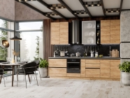 Шкаф кухонный 200 тип 4 Любимый дом Шервуд ЛД 270.490.000 Черный