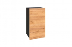 Шкаф кухонный 400 Любимый дом Шервуд ЛД 281.320.000.021 Черный Дуб золотой