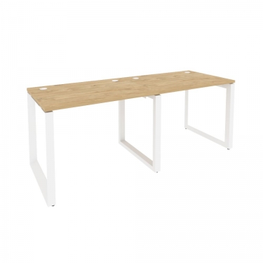 Рабочая станция на О-образном м/к Рива ONIX O.MO-RS-2.1.7 Тиквуд Светлый/Белый