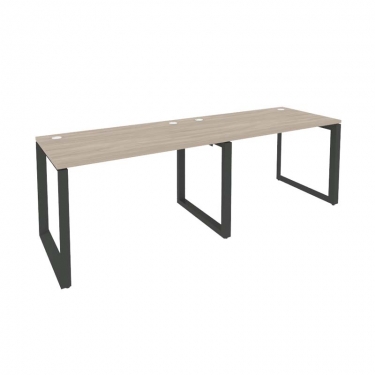 Рабочая станция на О-образном м/к Рива ONIX O.MO-RS-2.2.7 Тиквуд Светлый/Антрацит