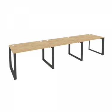 Рабочая станция на О-образном м/к Рива ONIX O.MO-RS-3.2.8 Тиквуд Светлый/Антрацит