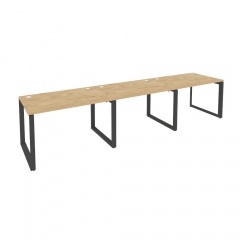 Рабочая станция на О-образном м/к Рива ONIX O.MO-RS-3.2.8 Тиквуд Светлый/Антрацит