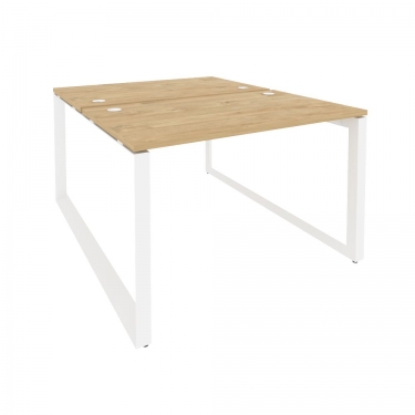 Рабочая станция на О-образном м/к Рива ONIX O.MO-D.RS-2.2.7 Тиквуд Светлый/Белый