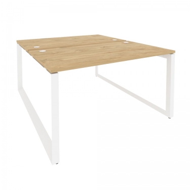 Рабочая станция на О-образном м/к Рива ONIX O.MO-D.RS-2.3.8 Тиквуд Светлый/Белый