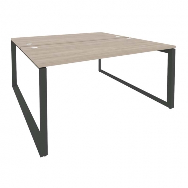 Рабочая станция на О-образном м/к Рива ONIX O.MO-D.RS-2.4.8 Тиквуд Светлый/Антрацит