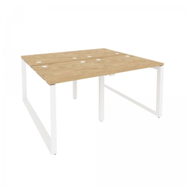 Рабочая станция на О-образном м/к Рива ONIX O.MO-D.RS-4.0.7 Тиквуд Светлый/Белый