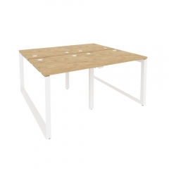 Рабочая станция на О-образном м/к Рива ONIX O.MO-D.RS-4.0.7 Тиквуд Светлый/Белый