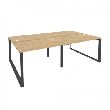 Рабочая станция на О-образном м/к Рива ONIX O.MO-D.RS-4.2.7 Тиквуд Светлый/Антрацит