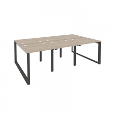 Рабочая станция на О-образном м/к Рива ONIX O.MO-D.RS-6.0.7 Тиквуд Светлый/Антрацит