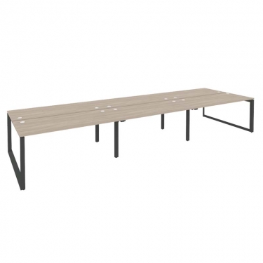 Рабочая станция на О-образном м/к Рива ONIX O.MO-D.RS-6.4.7 Тиквуд Светлый/Антрацит