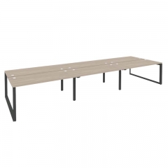 Рабочая станция на О-образном м/к Рива ONIX O.MO-D.RS-6.4.7 Тиквуд Светлый/Антрацит