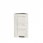 Шкаф кухонный окончание 350 Любимый дом Винченца ЛД 234.690.000.090 Черный Дуб Крафт белый