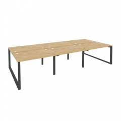 Рабочая станция на О-образном м/к Рива ONIX O.MO-D.RS-6.2.8 Тиквуд Светлый/Антрацит