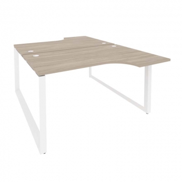 Рабочая станция на О-образном м/к Рива ONIX O.MO-D.SA-2 Тиквуд Светлый/Белый