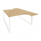 Рабочая станция на О-образном м/к Рива ONIX O.MO-D.SA-3 Тиквуд Светлый/Белый