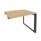 Стол-приставка на О-образном м/к к опорным элементам Рива ONIX O.MO-SPR-1.8 Тиквуд Светлый/Антрацит