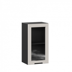 Шкаф кухонный 400 со стеклом Любимый дом Джамис ЛД 296.320.000.144 Черный Кашмир