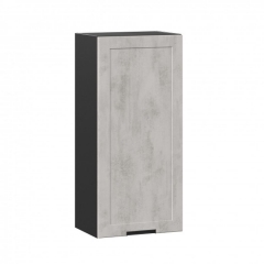 Шкаф кухонный 450 высокий Любимый дом Джамис ЛД 296.430.000.069 Черный Белый камень