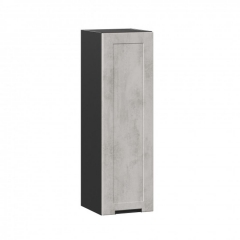 Шкаф кухонный 300 высокий Любимый дом Джамис ЛД 296.410.000.066 Черный Белый камень