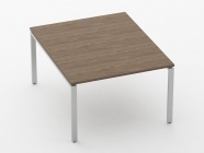 Стол для переговоров Персона Грата Deka П-обр.каркас 71.145.12 Дуб Верцаска
