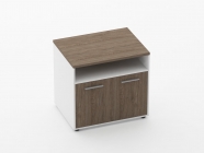 Тумба для оргтехники Персона Грата Deka 9.05.11 Дуб Верцаска/Белый
