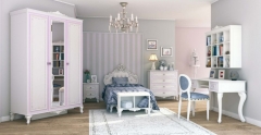 Комплект мебели для детской Любимый дом Маркиза 4 Алебастр Шампань