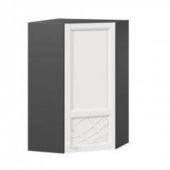 Шкаф кухонный угловой 600 высокий Любимый дом Джулия ЛД 284.620.000.075 Черный Белый