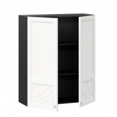 Шкаф кухонный 800 высокий Любимый дом Джулия ЛД 284.460.000.071 Черный Белый