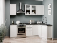 Кухонный гарнитур Любимый дом Джулия 2 Черный Белый