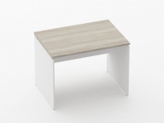 Стол прямой Персона Грата Deka ЛДСП каркас 75.07.10 Дуб Сантана светлый/Белый