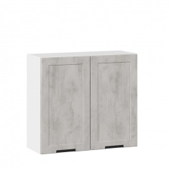 Шкаф кухонный 800 со стеклом Любимый дом Амели-3 ЛД 299.360.000.034 Белый Оникс серый