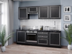 Шкаф кухонный антресоль 600 Любимый дом Италия ЛД 275.306.000 Черный Дуб темный