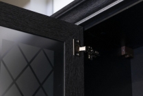 Угловой кухонный гарнитур 2400 Любимый дом Италия 02 Черный Дуб темный