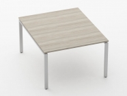 Стол для переговоров Персона Грата Deka П-обр.каркас 71.145.12 Дуб Сантана светлый