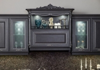 Шкаф для вытяжки Любимый дом Италия ЛД 275.980.000 Черный Дуб темный