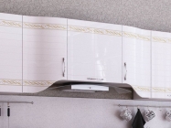 Шкаф кухонный 1500 под вытяжку Любимый дом Анастасия ЛД 015.301.000 Белый