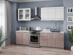 Кухонный гарнитур 2600 Любимый дом Анастасия 1 Белый Капучино