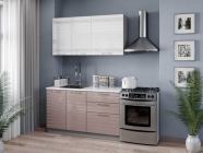 Кухонный гарнитур 2000 Любимый дом Анастасия 4 Белый Капучино