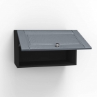 Шкаф кухонный 600 горизонтальный Любимый дом Мокка ЛД 274.710.000.164 Черный Дуб фактурный антрацит