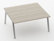 Стол для переговоров Персона Грата Deka Л-обр.каркас 74.145.16 Дуб Сантана светлый