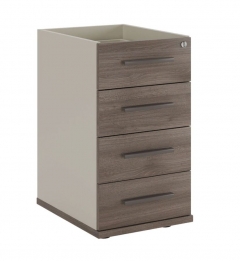 Тумба приставная без топа 4 ящика POINTEX New Line NLN36330531 Дуб шамони темный
