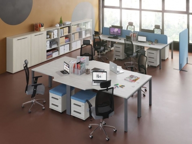 Стеллаж двусторонний POINTEX New Line NLN36343421 Дуб шамони светлый